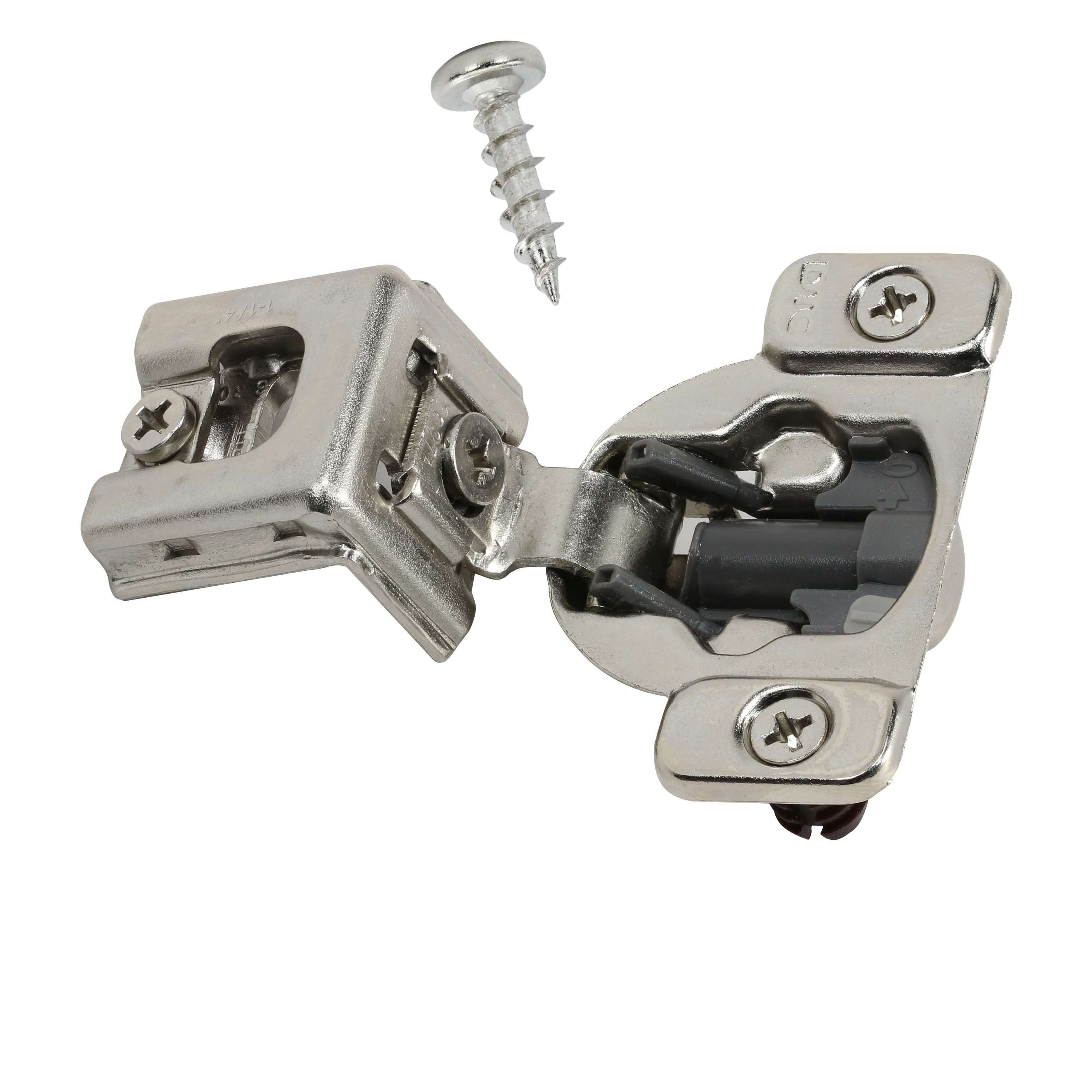 DTC 11/4" Overlay Soft Close 105 Degree 2 Cam Press In Face Frame